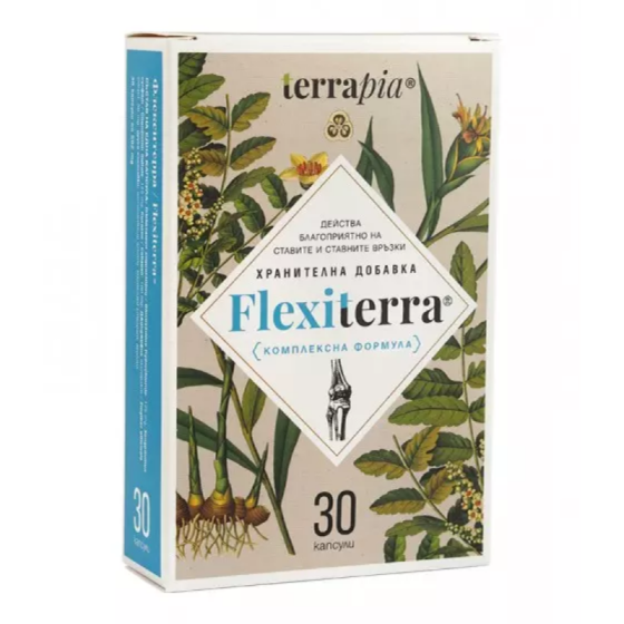 FLEXITERRA Флекситерра капсули при артроза и други ставни заболявания х30 Terrapia