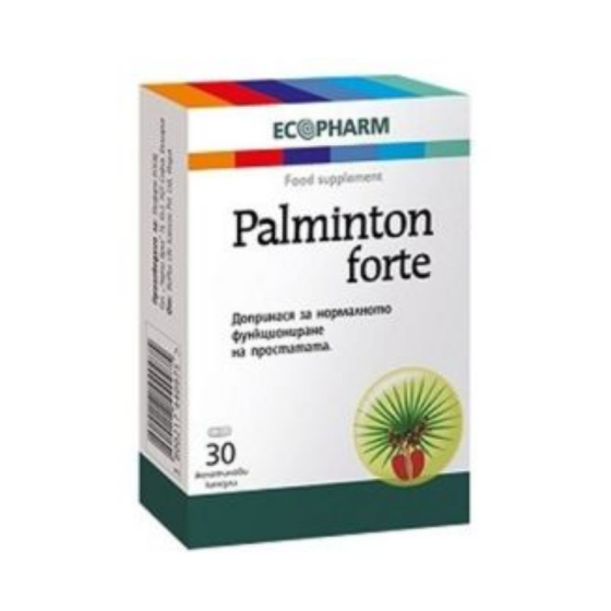 ECOPHARM Палминтон форте капсули при проблеми с простатата x30 Ecopharm