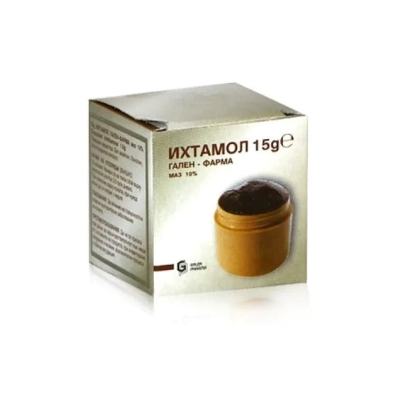 GALEN PHARMA Ихтамол унгвент с антисептично действие 10% 15г Гален фарма