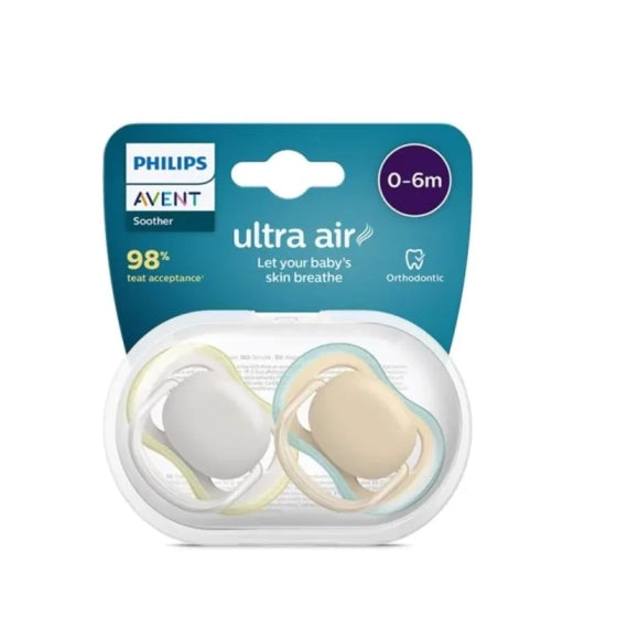 AVENT Ортодонтични залъгалки Ultra Air момче 0-6м. 2бр. Avent