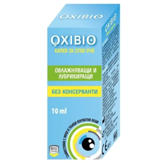 OXIBIO Оксибио капки при сухота в очите 0,2% 10мл
