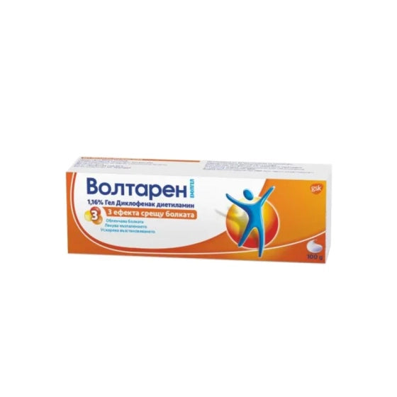 VOLTAREN Волтарен Емулгел Спорт 1,16% Гел 100гр