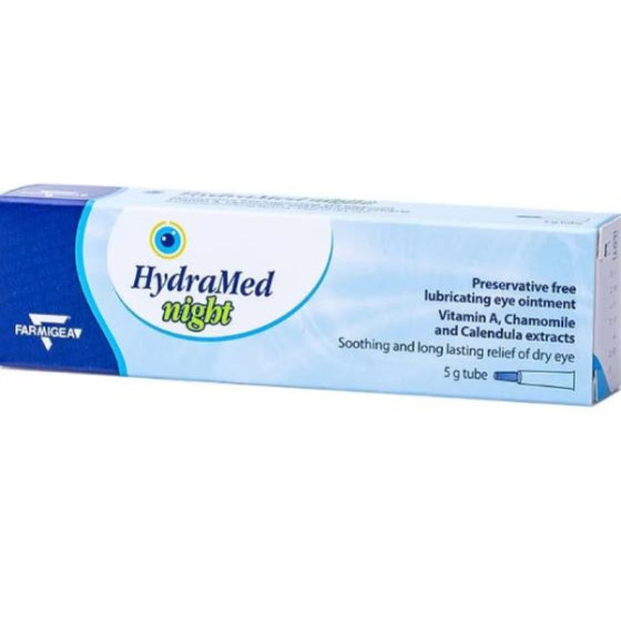 HYDRAMED NIGHT Хидрамед нощ очна маз при сухота в очите 5гр