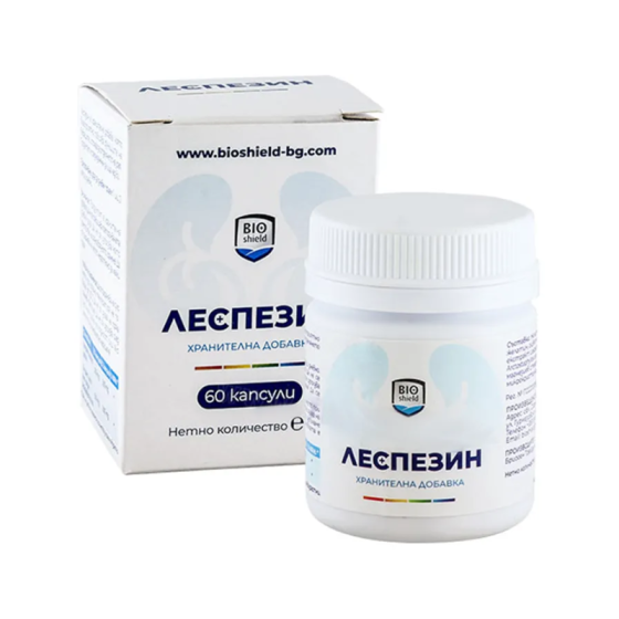 LESPEZIN Леспезин за бъбреци и уринарен тракт 60 капсули Bioshield