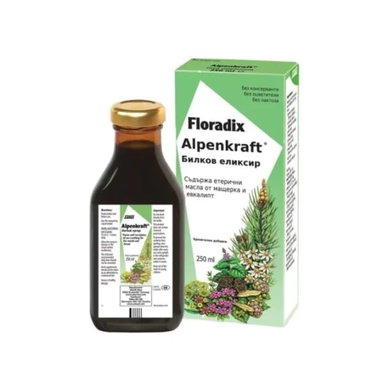 Floradix Alpenkraft Билков еликсир х250 мл