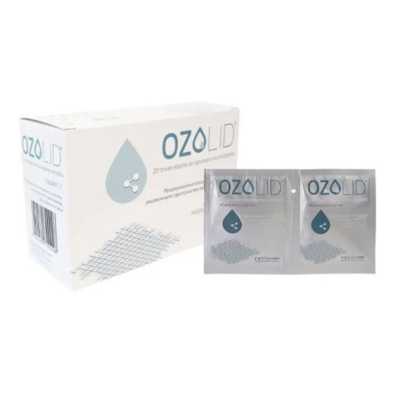 OZOLID Озолид кърпички за почистване на очи х20