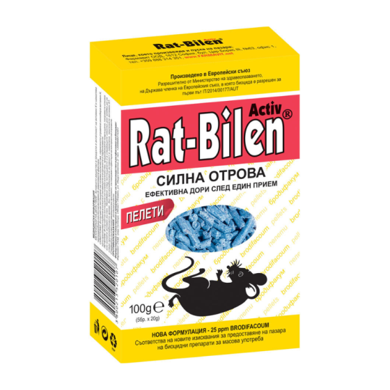 benu Rat-Bilen Activ Отрова за мишки 100гр