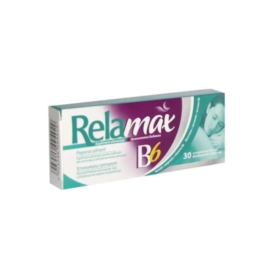 RELAMAX B6 Реламакс B6 таблетки при безсъние и стрес х30