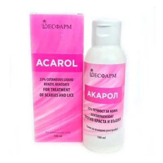 ACAROL Акарол 25% течност за кожа 100мл