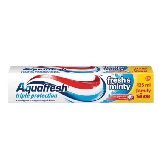 AQUAFRESH Паста за зъби aquafresh fresh and minty 125мл /синя/