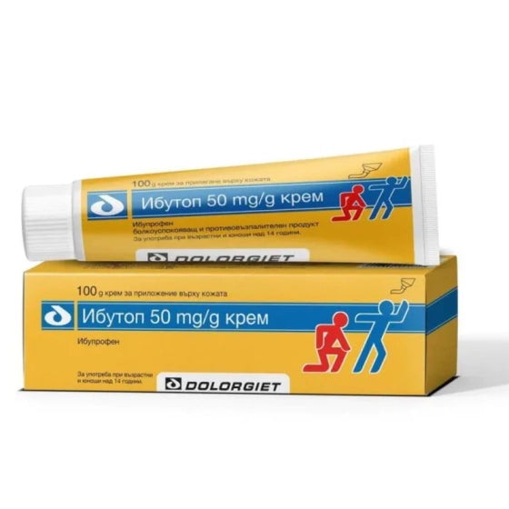 IBUTOP Ибутоп 50 мг/г Крем при болки в ставите и мускулите 100 г Naturprodukt