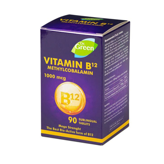 Витамин B12 метилкобаламин таблетки 1000 мкг 90 броя Dr. Green