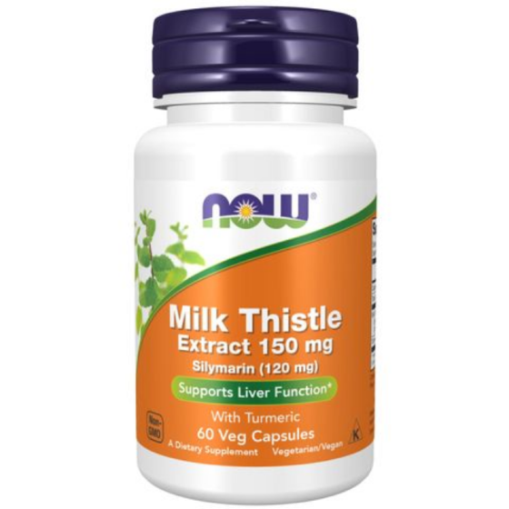 NOW Silymarin milk thistle extr. капсули 150мг х60