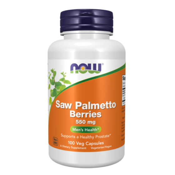 NOW Saw Palmetto Berries капсули 550мг х100