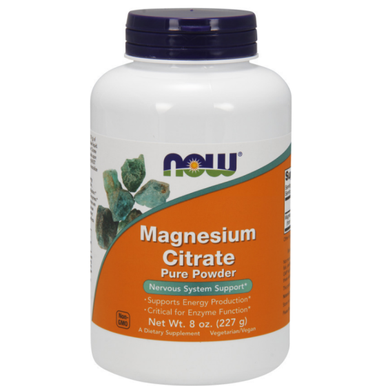 NOW Magnesium citrate powder 227гр