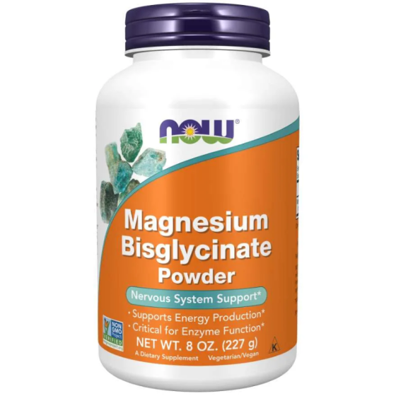 NOW Magnesium bisglycinate powder 8oz 227гр