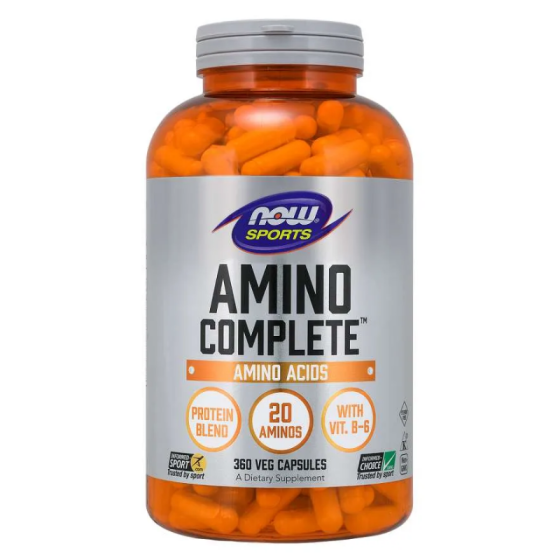 NOW Amino Complete капсули 850мг х360