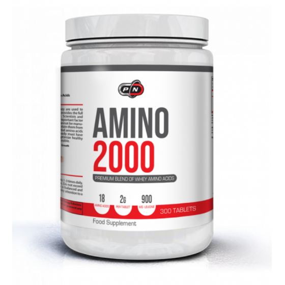 PURE NUTRITION Amino 2000мг+Leucine таблетки х300