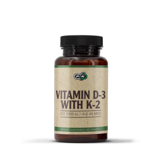 PURE NUTRITION Vitamin D3 с K2 таблетки х90