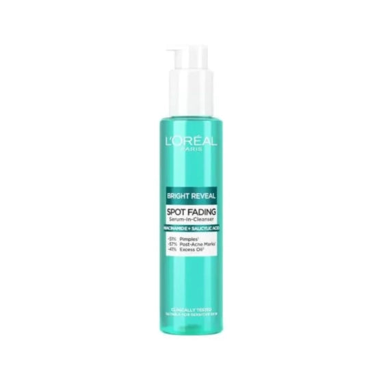 Loreal bright reveal почистващ гел за лице против тъмни петна 150мл