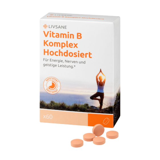 LIVSANE Витамин В комплекс 60 таблетки