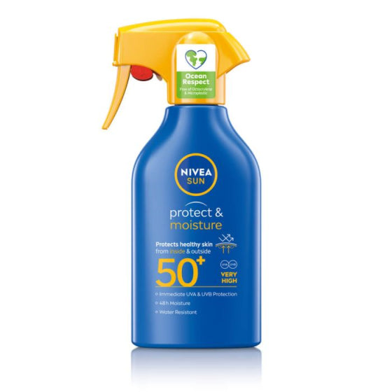 Nivea Sun Protect & Moisture Слънцезащитен хидратиращ спрей 270 мл