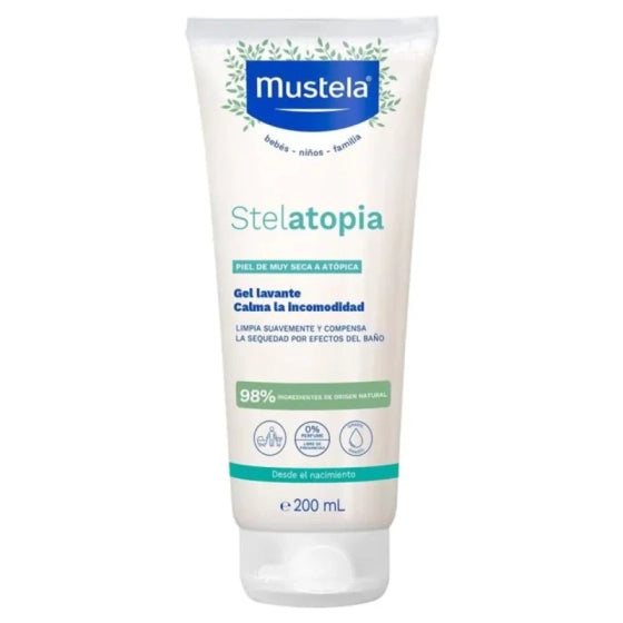 Mustela Stelatopia душ гел за атопична кожа 200мл