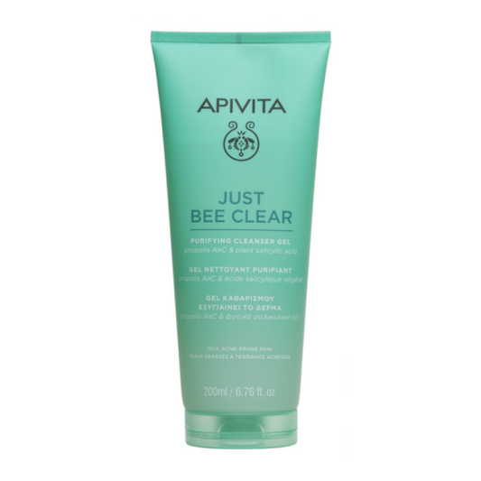 Apivita Just bee clear Почистващ гел за лице 200мл