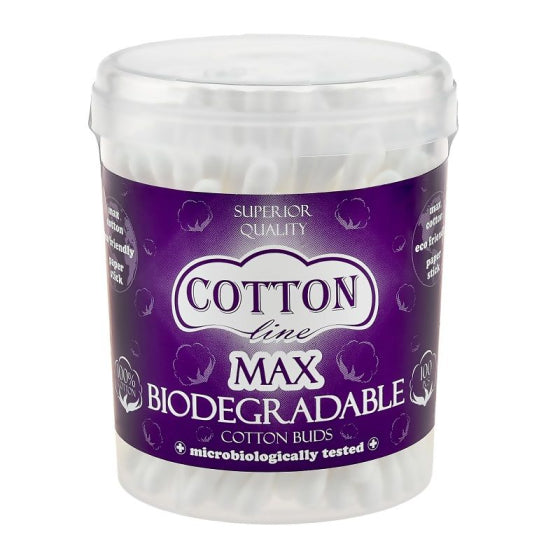 COTTON LINE КЛЕЧКИ ЗА УШИ MAX Х100 COTTON LINE ЦИЛИНДЪР