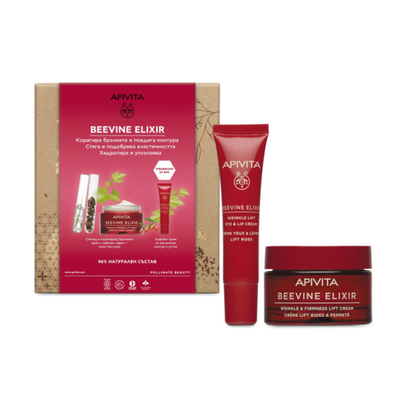 Apivita Beevine Elixir Лек крем 50мл + Околоочен крем 15мл комплект