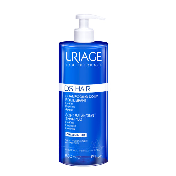 Uriage ds hair нежен балансиращ шампоан 500мл - Снимка 2 от 2