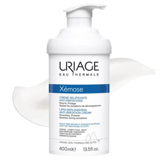 Uriage Xemose C8+ липидо-възстановяващ крем за суха кожа с раздразнения и сърбеж 400мл - Снимка 2 от 2