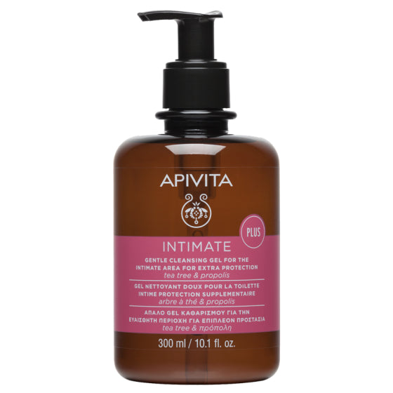 Apivita intimate нежен успокояващ гел за интимна хигиена 4,5 ph 300ml