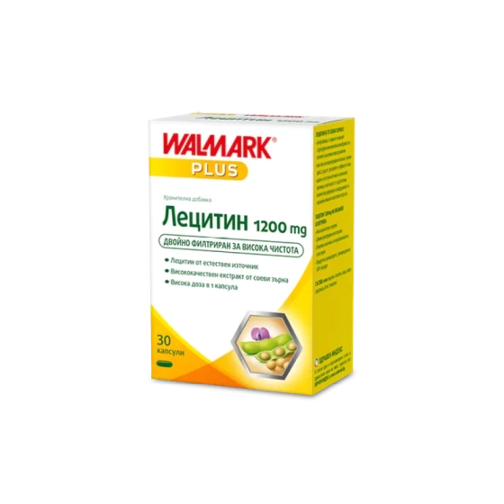 WALMARK Лецитин таблетки за нормални нива на холестерола 1200мг х30 Walmark