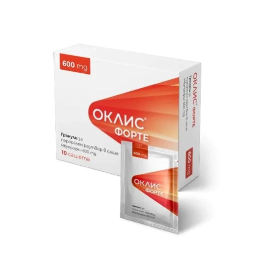 OKLYS Оклис форте саше при болка 600мг х10