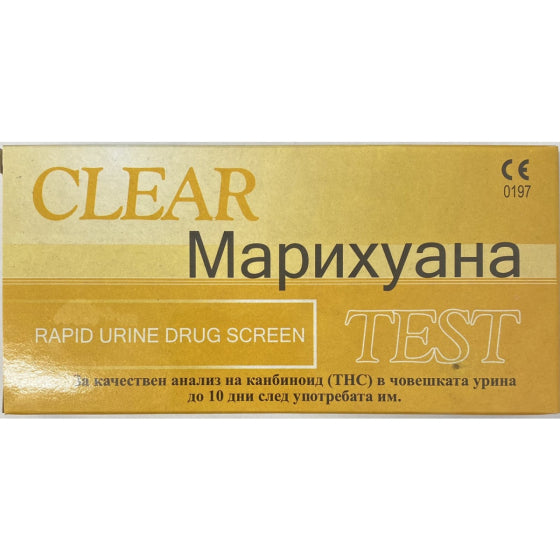 ABOPHARMA Тест за наркотици марихуана лента clear