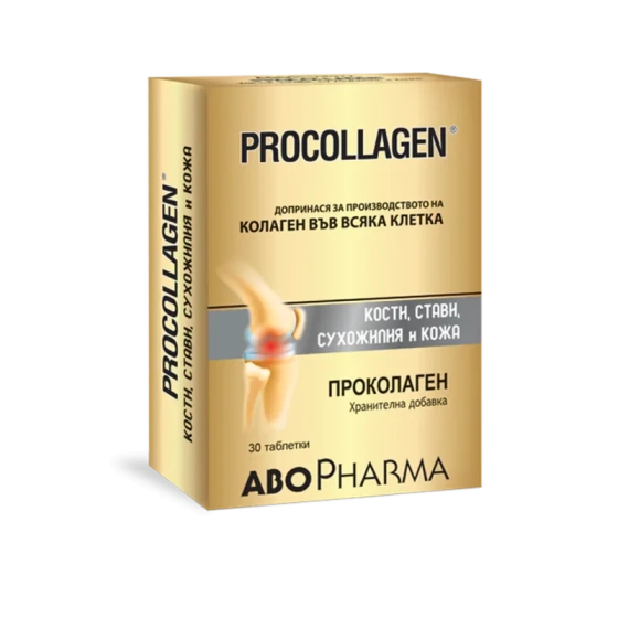ABOPHARMA Проколаген таблетки за здрави стави, кости, сухожилия и кожа х30 Abopharma