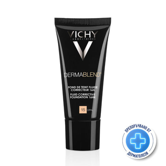 Vichy dermablend фон дьо тен 15 флуид коригиращ 30мл./опал/ 316594