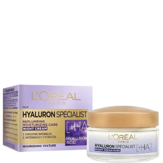 Loreal hyaluron specialist нощен крем 50мл