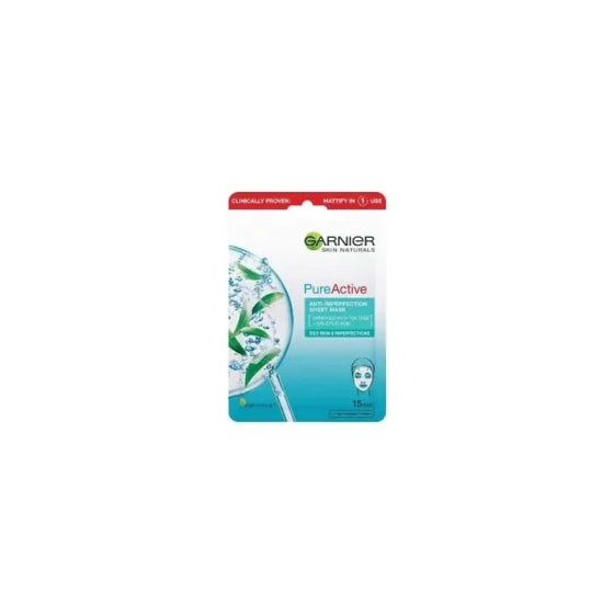 Garnier pure active хартиена маска 28гр