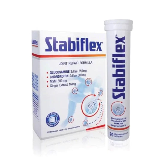 STABIFLEX Стабифлекс ефервесцентни таблетки при остеоартрит х60