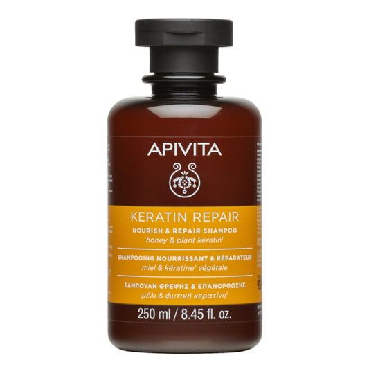 Apivita nourish & repair подхранващ и възстановяващ балсам за суха и увредена коса с маслина и мед 1