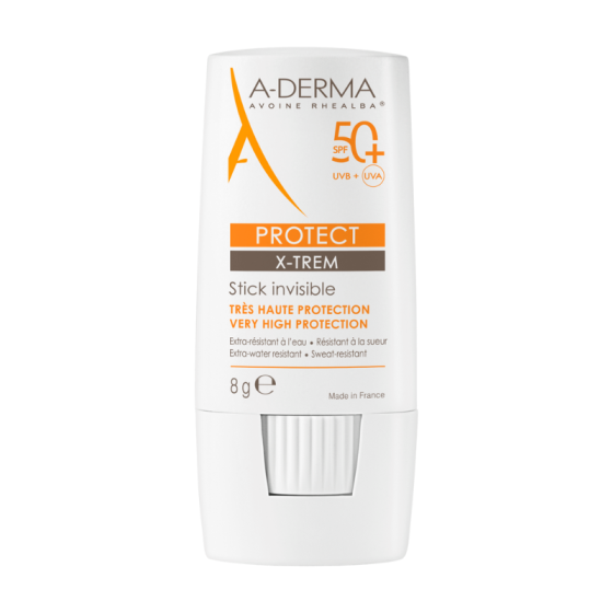A-derma protect x-trem невидим стик spf50+ за локализирани зони 8g - Снимка 2 от 2