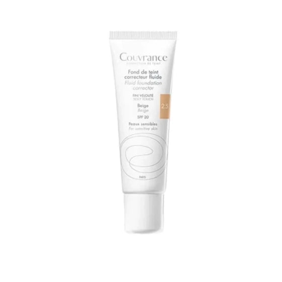 Avene couvrance фон дьо тен течен коректор spf 20 2.5 бежов 30 ml