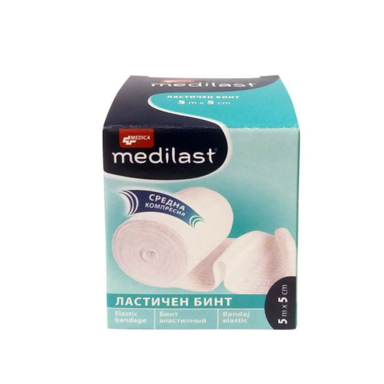 MEDICA Бинт ластичен 5м/5см medica - Снимка 2 от 2