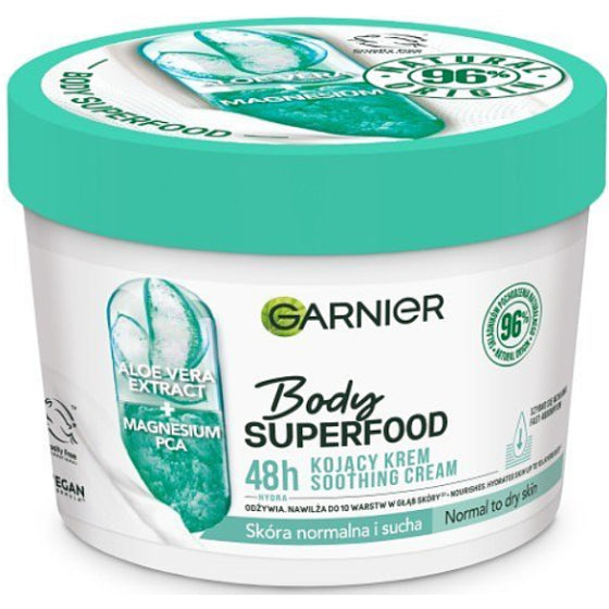 Garnier body superfood крем за суха до много суха кожа Avocado oil + Omega 6 380мл