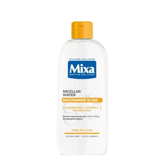 Mixa niacinamide glow мицеларна вода 400мл