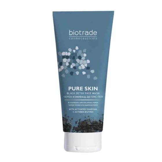 BIOTRADE Pure Skin черен измивен детокс гел 200мл biotrade