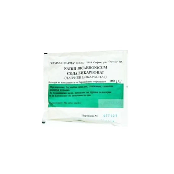 NATRIUM HYDROCARBO (C+X) Натриев бикарбонат 100г химакс