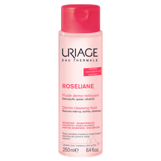 Uriage roseliane почистващ флуид за чувствителна кожа 250 мл - Снимка 2 от 2
